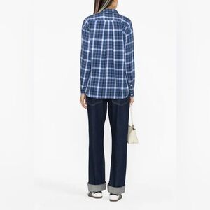 Polo Ralph Lauren Blue Plaid Button Front Shirt